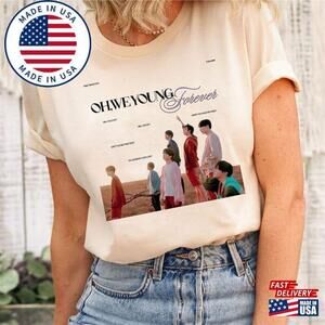 We Young Forever Bts Shirt Festa 10Th Anniversary T-Shirt Bangtan Album Unisex